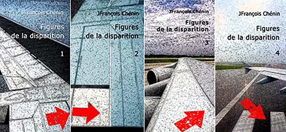 Couverture des 4 premiers volumes de figures de la disparition