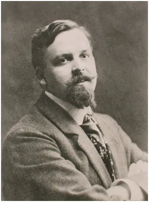 _portrait photographique noir et blanc d'Émile Chénin dit Émile Moselly, écrivain français